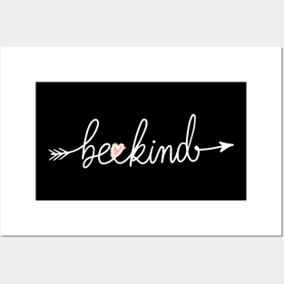 Be Kind Heart Posters and Art